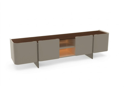 Modern luxury gray wall TV unit