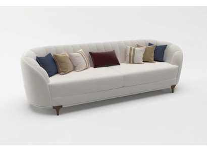 Modern white sofa in the living room Exclusive 3-seater sofas 250cm luxury