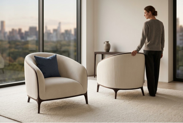 Armchair Design Couch 1-seater Textile Lounge Upholstery Luxury Seat Relax