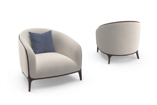 Armchair Design Couch 1-seater Textile Lounge Upholstery Luxury Seat Relax