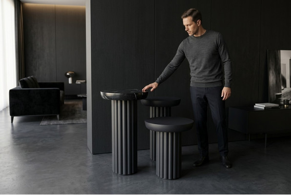 Side table, living room, luxury table design, side tables, black novelty