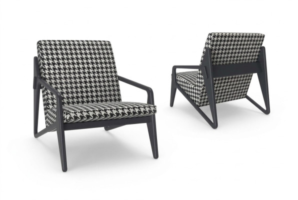 Luxury Armchair Living Room Fabric Armchair Modern Design Upholstery New
