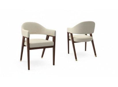 Design chairs upholstered hotel chair textile wood furniture in the dining room new