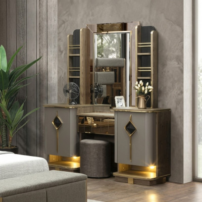 Stylish dressing table with mirror perfect furniture in the bedroom new