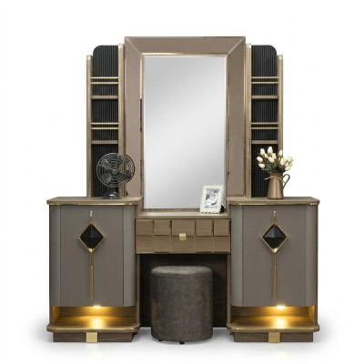 Stylish dressing table with mirror perfect furniture in the bedroom new