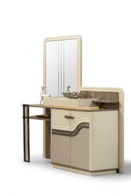 Designer dressing table with mirror in the bedroom chic furniture dresser
