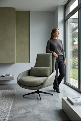 Stylish armchair designer furniture for living room new luxury green color