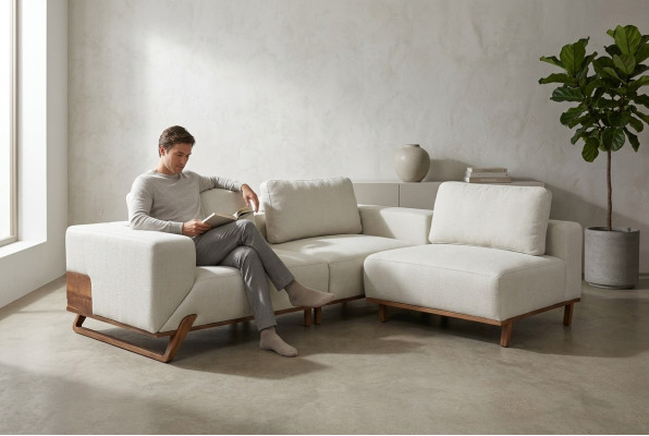 Design living room sofa furniture corner sofa fabric upholstery couch L-shape sofas