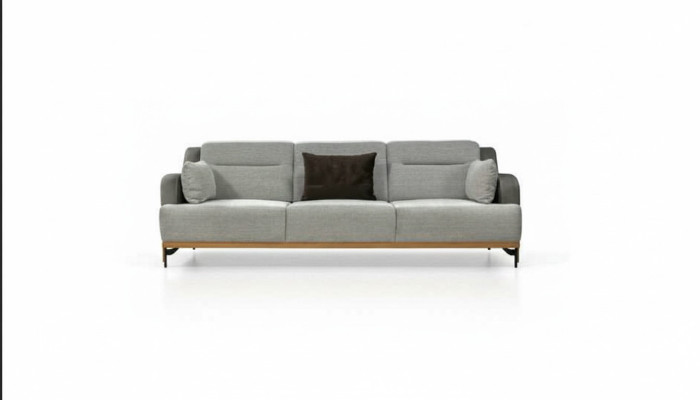 3-seater sofa design sofas upholstery couches fabric relax modern 225cm
