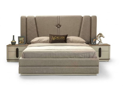 Bed Nightstand 3-piece Bedroom Set Stylish Design Modern Luxury Beds
