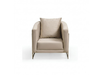 Armchair 1-seater textile lounge upholstery luxury seat relax new living room