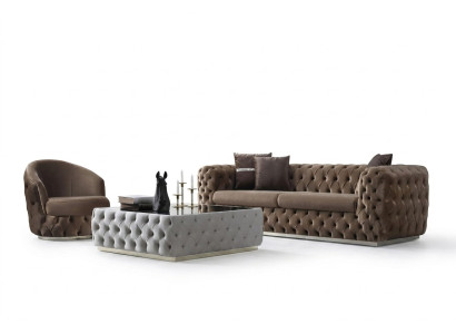 Designer living room set 3 + 1 seater furniture luxury and modern 2-piece set