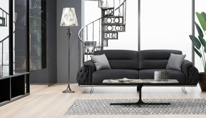 Set sofa suite 3+1 seater upholstered suite luxury 2-piece living room furniture sofa