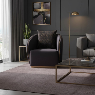 Designer armchair lounge perfect furniture chairs textile upholstery seat luxury new