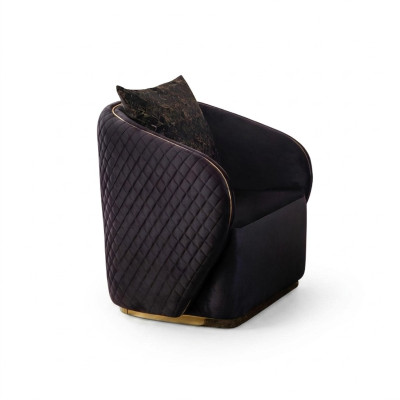 Designer armchair lounge perfect furniture chairs textile upholstery seat luxury new
