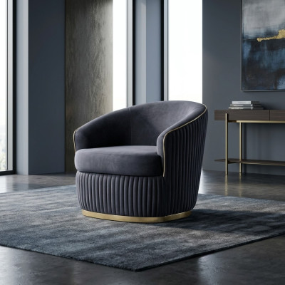 Designer Club Lounge Chair blue Relax for living room hotel luxury new