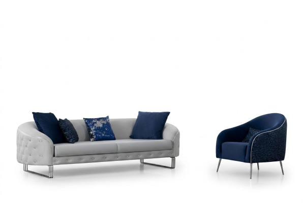 Modern Sofa Set 2 pcs Living Room Luxury Sofa Set 3+1 Seater Furniture