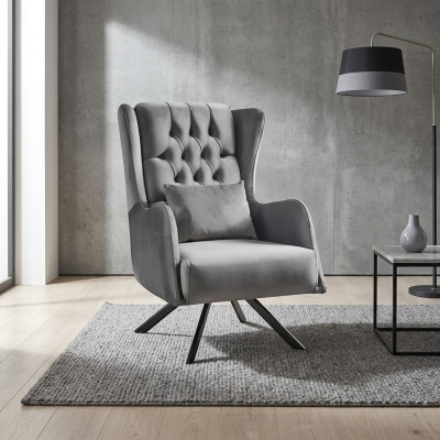 Armchair upholstery seat designer textile 1-seater couch upholstery style