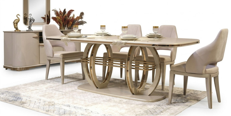 Dining table dining room table dining nook dining room furniture table wood gold beige