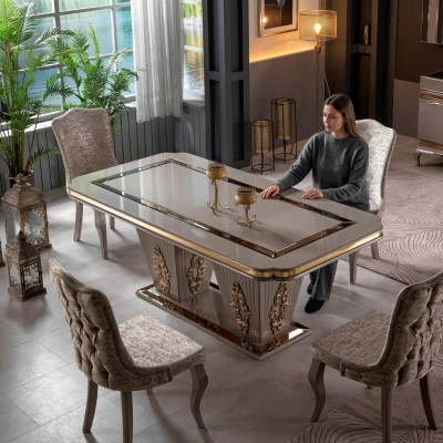 Dining table, dining room, table, dining nook, dining room furniture, tables, wood, gray, dining tables.