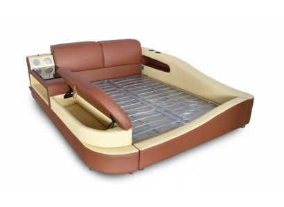 Multi-function Bed Luxury Hotel Double Bed Design Furniture 180x200
