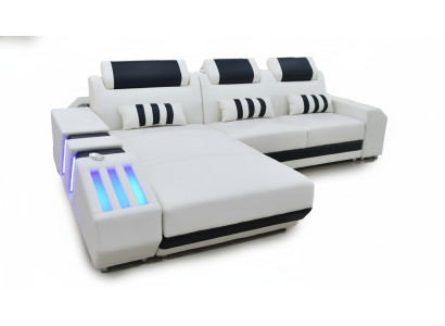 Corner sofa set upholstery seating living landscape set L shape