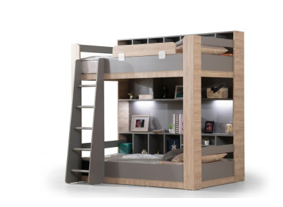 Designer Kinderzimmer Bett Etagenbett Luxuriöses Jugendbett 2-Stock Bett
