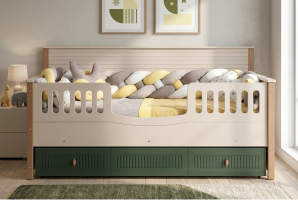 Bed frame children's bed children's room children's room furniture light wood