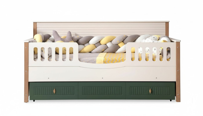 Bed frame children's bed children's room children's room furniture light wood