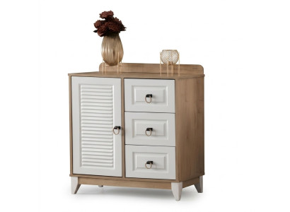 Perfect children's dresser, 94 cm, luxurious children's room furniture, light wood