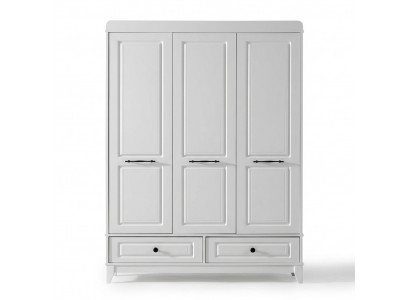 Wardrobe White Wood Cabinet Design Children's Room Wardrobes