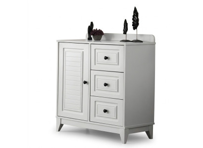 Luxurious white stylish dresser for babies wooden furniture for children's room