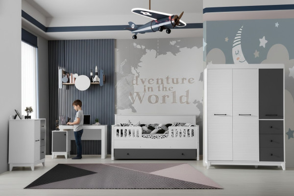 Stylish set for children's room multicolour perfect furniture for your interior