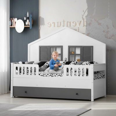 Chic Light Children's Bed: Stylish Furnishing for Your Child's Room
