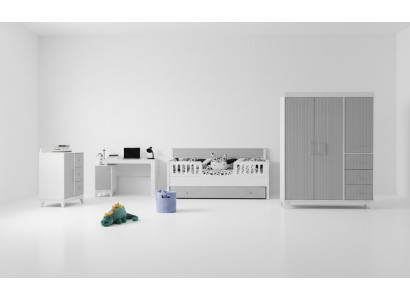 4-piece children's room ensemble: Complete furniture set for perfect furnishing