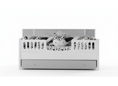 Stylish children's bed: Comfort for little dreamers luxurious gray color