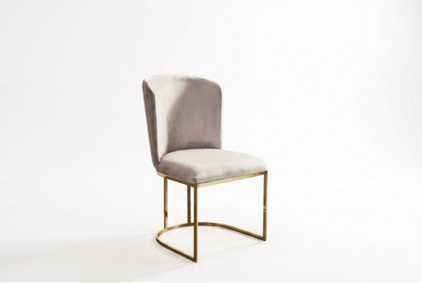 Chair Dining Chair Beige Kitchen Chair Armchair Luxury Modern Novelty