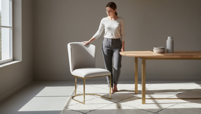 Chair Dining Chair White Kitchen Chair Armchair Luxury Modern Novelty