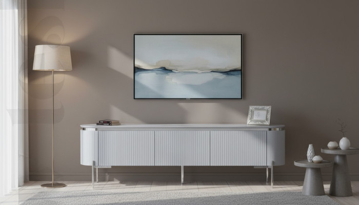TV cabinet in gray new Luxury