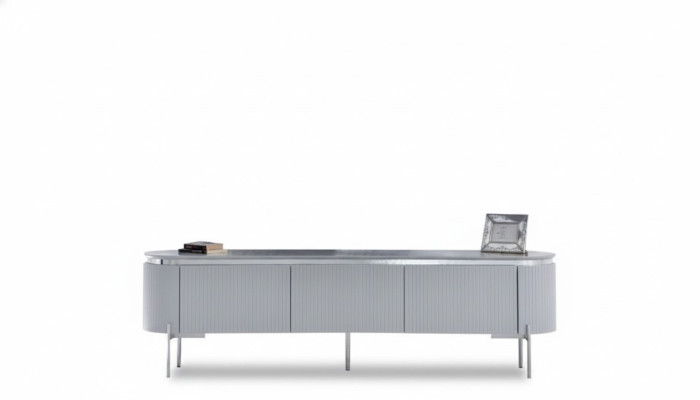 TV cabinet in gray new Luxury