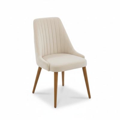 White dining room chair, designer kitchen chair, modern upholstered chairs