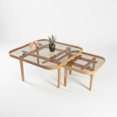 Modern wooden tables designer living room coffee tables luxurious glass tables