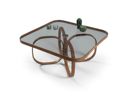 Exclusive glass table square living room coffee table wooden table new
