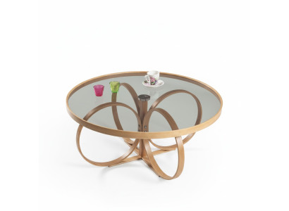 High-quality round coffee table designer round table living room wooden furniture