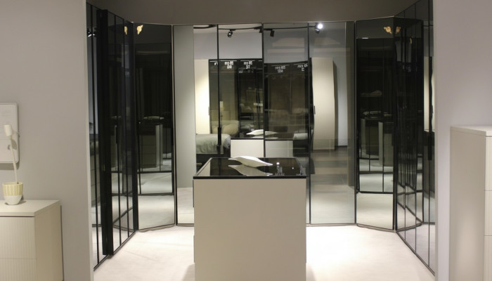 Exclusive glass cabinet bedroom wardrobe designer dresser