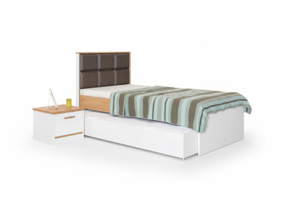 Exclusive children's room wooden bed designer single bed noble children's beds