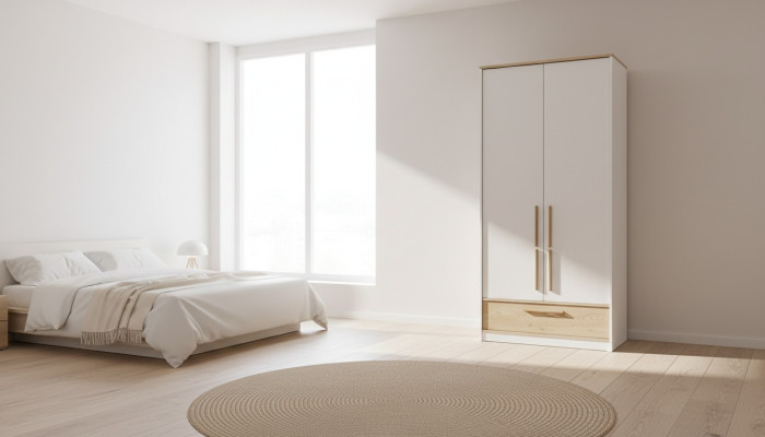 White children's room wardrobe designer youth room luxury wardrobe