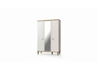 Luxurious white wardrobe designer wooden cabinet glass cabinet furniture