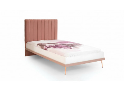 Exklusives Rosa Kinderbett Designer Holzbett Schlafzimmer Jugendbett