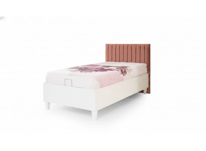 Polster Rosa Kinderbett Holzbett Ausziehbares Funktionsbett Einzelbett